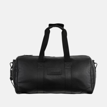 Unisex kožená cestovná taška čierna Wojewodzic 34563/WD01v