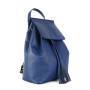 Kožené elegantné ruksaky Talianske modré Mauricio 3