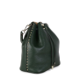 Kožené luxusné kabelky cez plece Talianske zelené Jasna 123
