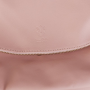 Kožené kabelky crossbody stredné Talianske svetlo ružová Angela detail