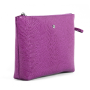 Dámska kožená kozmetická taška malá Wojewodzic fialová 3GD15/PC12bb