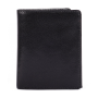 Pánska kožená luxusná peňaženka Wojewodzic čierna 3PM56/01c