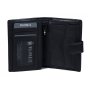 Pánska luxusná kožená peňaženka Wojewodzic čierna 3PMA56/S01x