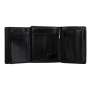 Wojewodzic kožené značkové peňaženky čierne 3PMC69/01 b