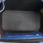 Kožené elegantné ruksaky Talianske modré Mauricio 4
