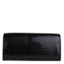 Kožená peňaženka veľká Loren čierna DL 13 CRY RS Black j