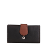 Kožené peňaženky Larenti čiernohnedé  LT-04-CCF  Black Tan l