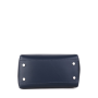 Kožené kabelky cez rameno luxusné Talianske modré Somelia  bnm