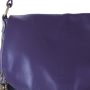 Stredná kožená kabelka crossbody Talianska fialová Angela bxdsd
