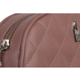 Bedrová (belt bag) oválna kožená kabelka špinavo ružová Wojewodzic 31789bgg