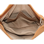 Kožená športová crossbody kabelka Genuine leather Talianska medová Frame tz