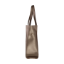 Veľká kožená kabelka shopper nákupná taška Wojewodzic metalická zlatá 31731/DP55b