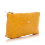 Kožená malá kozmetická taška Wojewodzic žltá 3GD14/PC19d