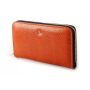 Kožená luxusná peňaženka Wojewodzic pomarančová 3PD66f