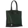 Veľká luxusná kožená kabelka do ruky  Wojewodzic zelená 31407/LY11/PN11 er