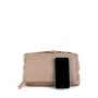 Béžové kožené kabelky crossbody Talianska Lalia s mobilom