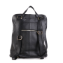 Kožený elegantný batoh a kabelka Taliansky čierny Navaro bc