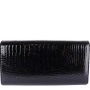 Kožené peňaženky veľké dámske  Loren čierne 64003-RS Black b