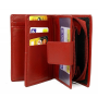 Malé kožené peňaženky červené Cavali D09-ccf red  cdsw
