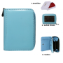 Maličká kožená peňaženka Lorenti modrá LT5157-blue bn